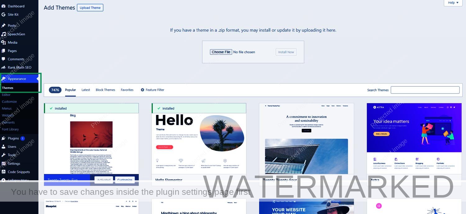 Add Theme WordPress How to Start a Blog